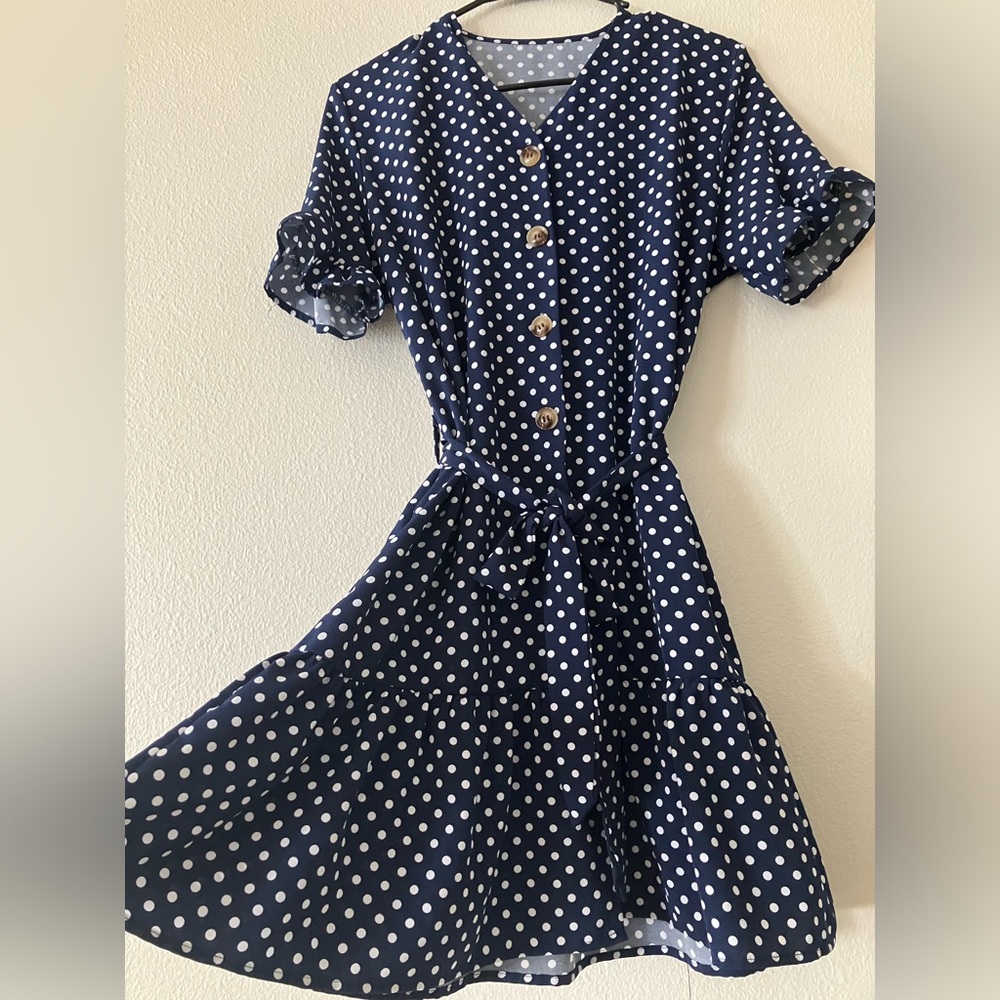 🌸  3/$15 SHEIN polka dot dress